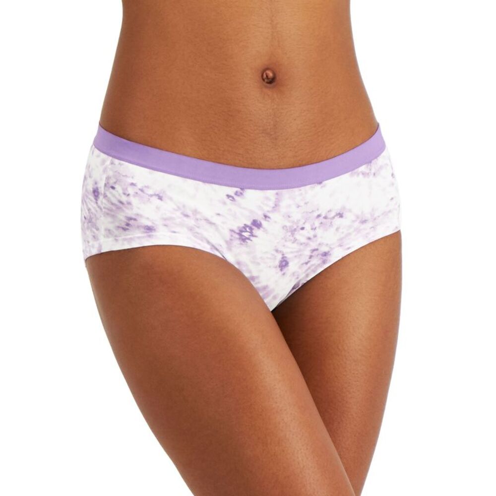 Jenni Womens Elastic Waistband Cotton Hipster Underwear